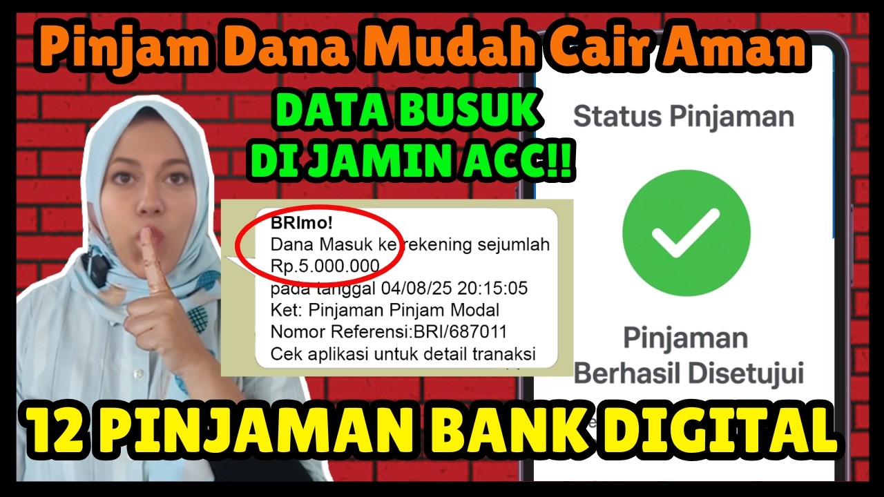 12 Pinjaman Bank Digital Terbaru | Pinjaman dana Cepat Cair Aman 2026 Pinjol Bunga Rendah Mudah Cair