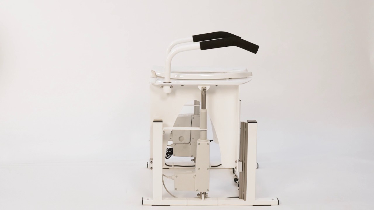 LIFT SEAT VERTICA - Vertical powered toilet lift and commode