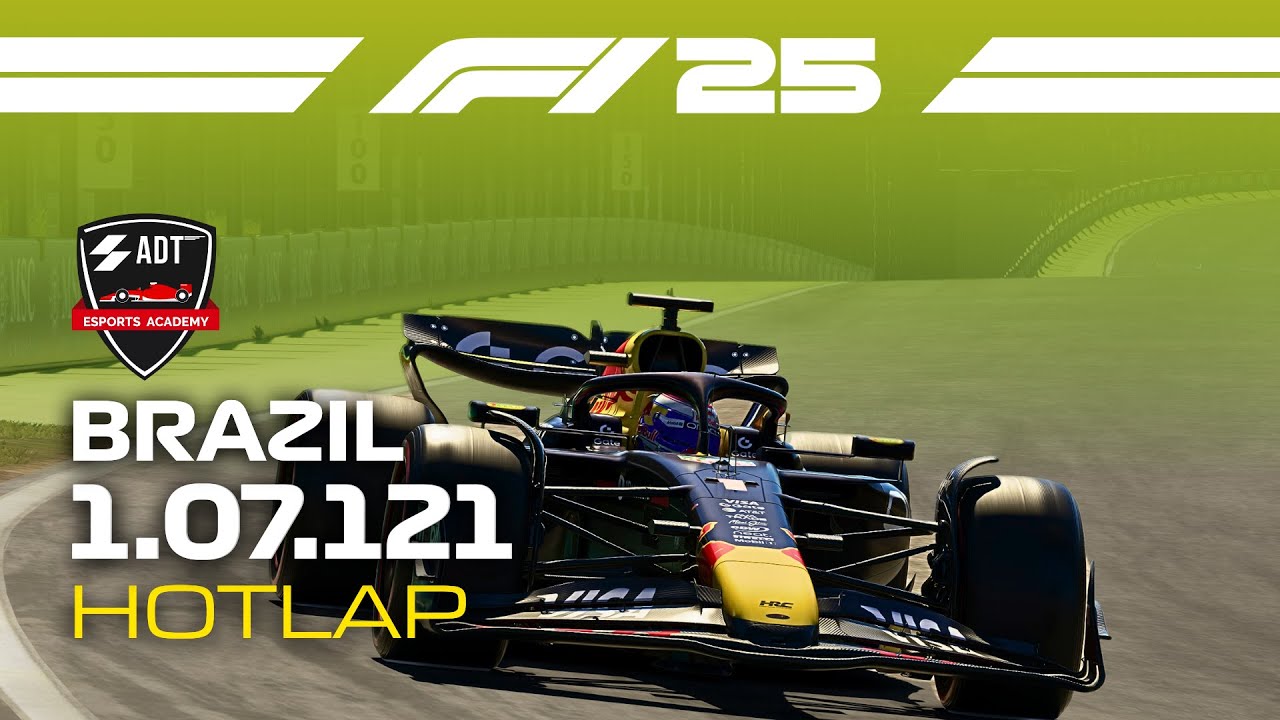 F1 25: BRAZIL Esports Hotlap + Track Guide 🔊 (1:07:121) – Daniele Haddad 