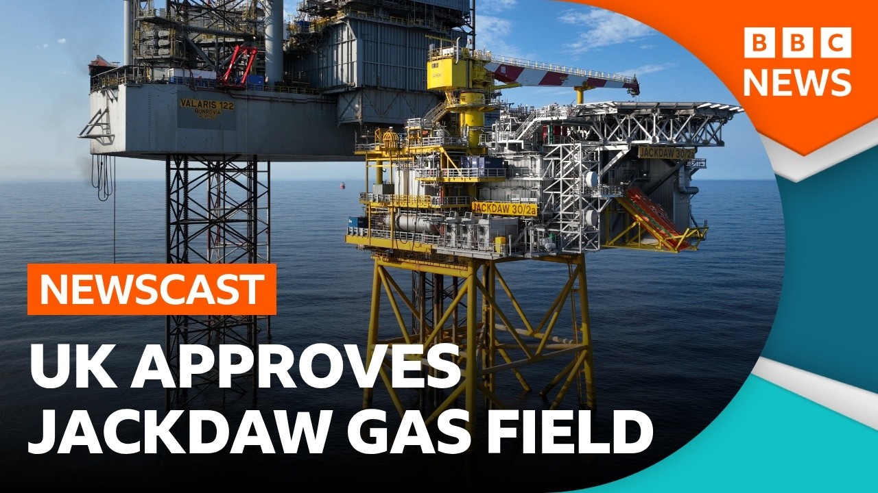 Jackdaw Gas Drilling Gets UK Government's Go-Ahead | BBC Newscast