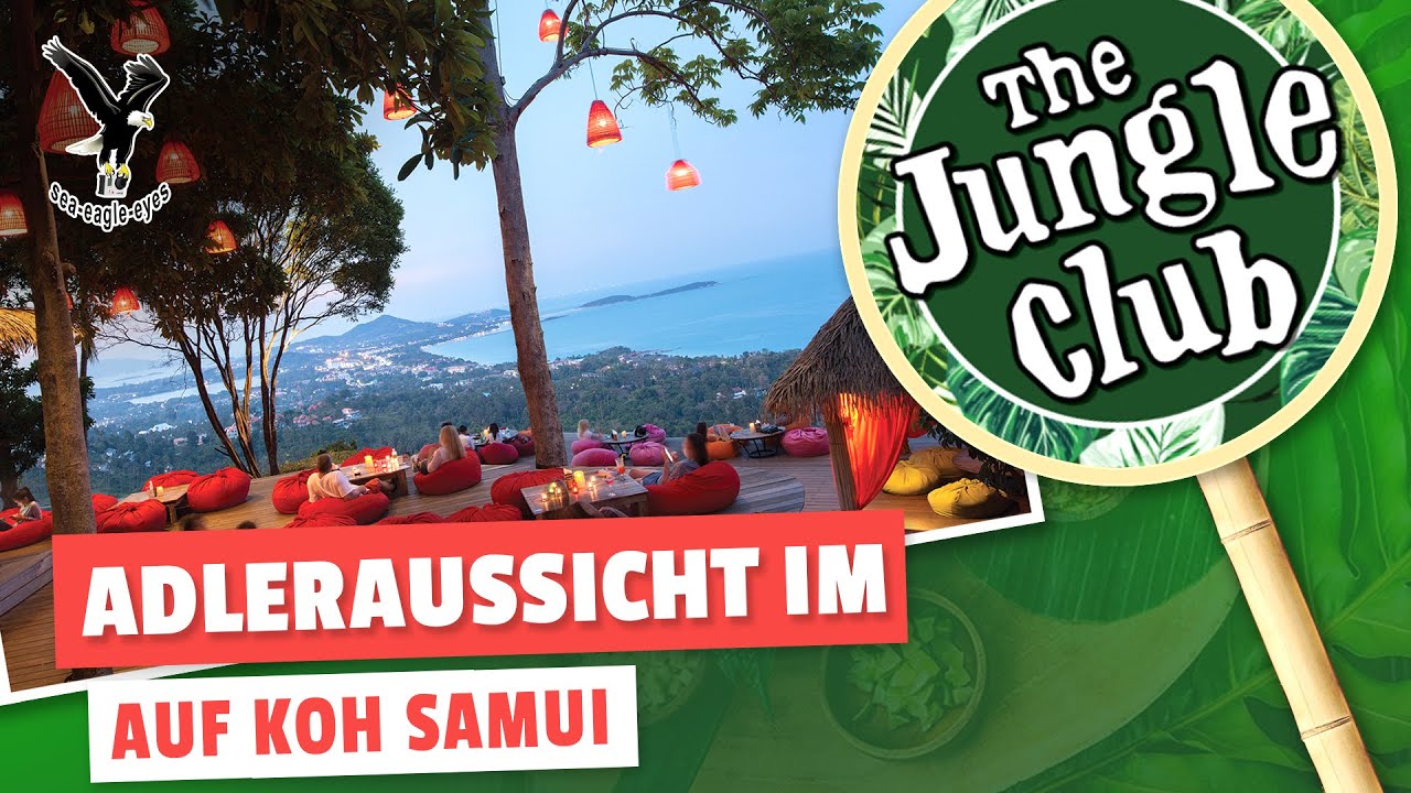 Geniale Adleraussicht im Jungle Club auf Koh Samui jungle club koh samui