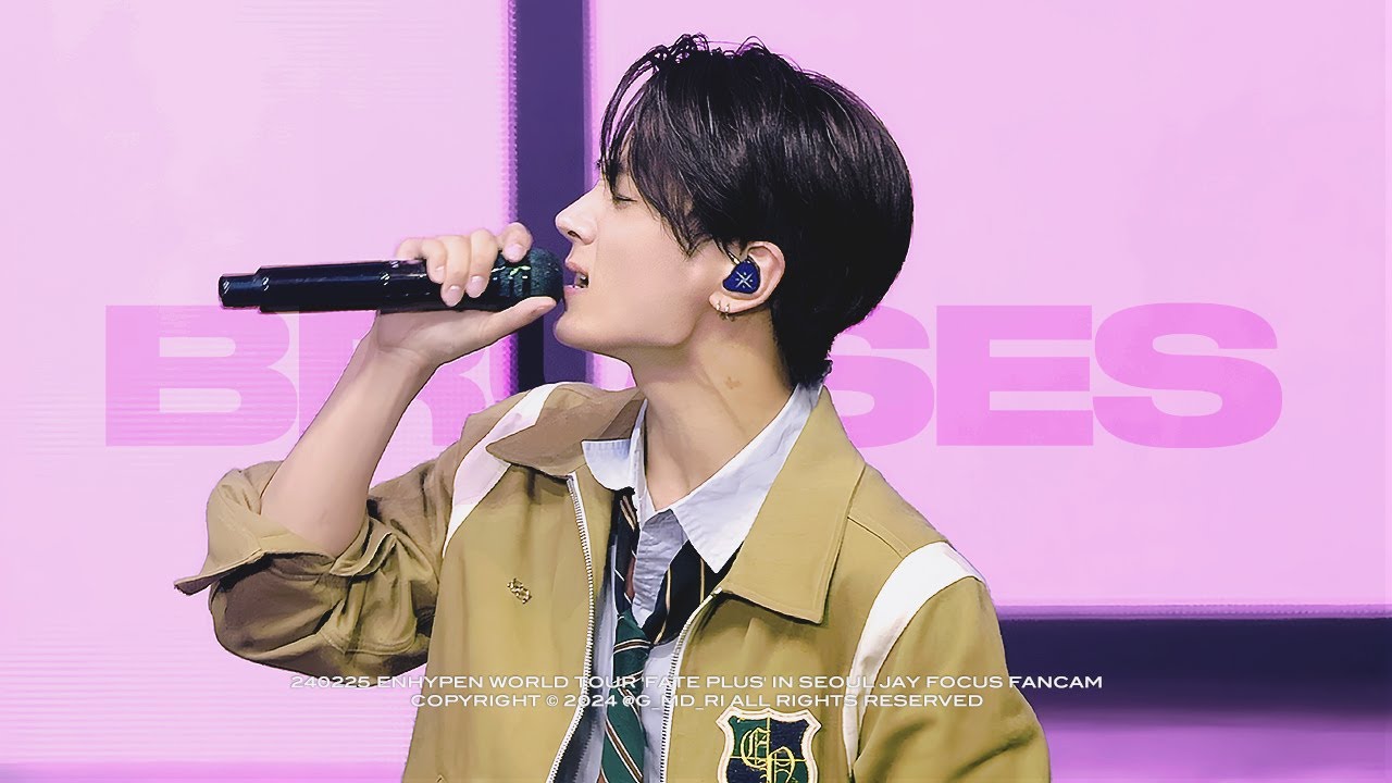 [4K] 240225 'Bruises (Lewis Capaldi Cover)'📍FATE PLUS TOUR IN SEOUL | 엔하이픈 제이 직캠 ENHYPEN Jay FanCam