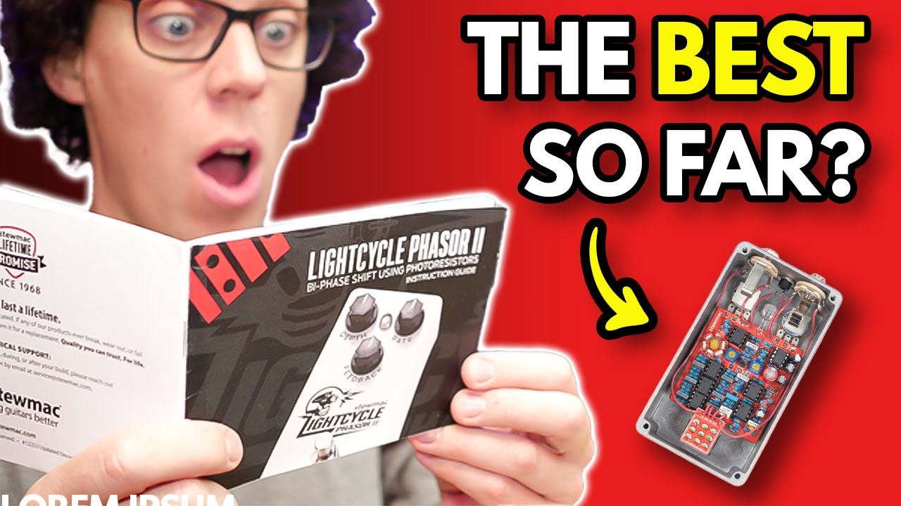 I built the StewMac Lightcycle Phasor II | DIY Pedal Kit Review