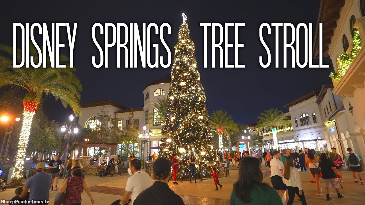 Christmas Tree Stroll at Disney Springs - Walt Disney World