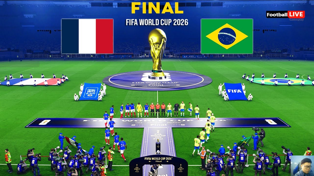 France vs Brazil - FINAL - FIFA World Cup 2026 | Mbappe vs Vinicius | Full Match | eFootball PES