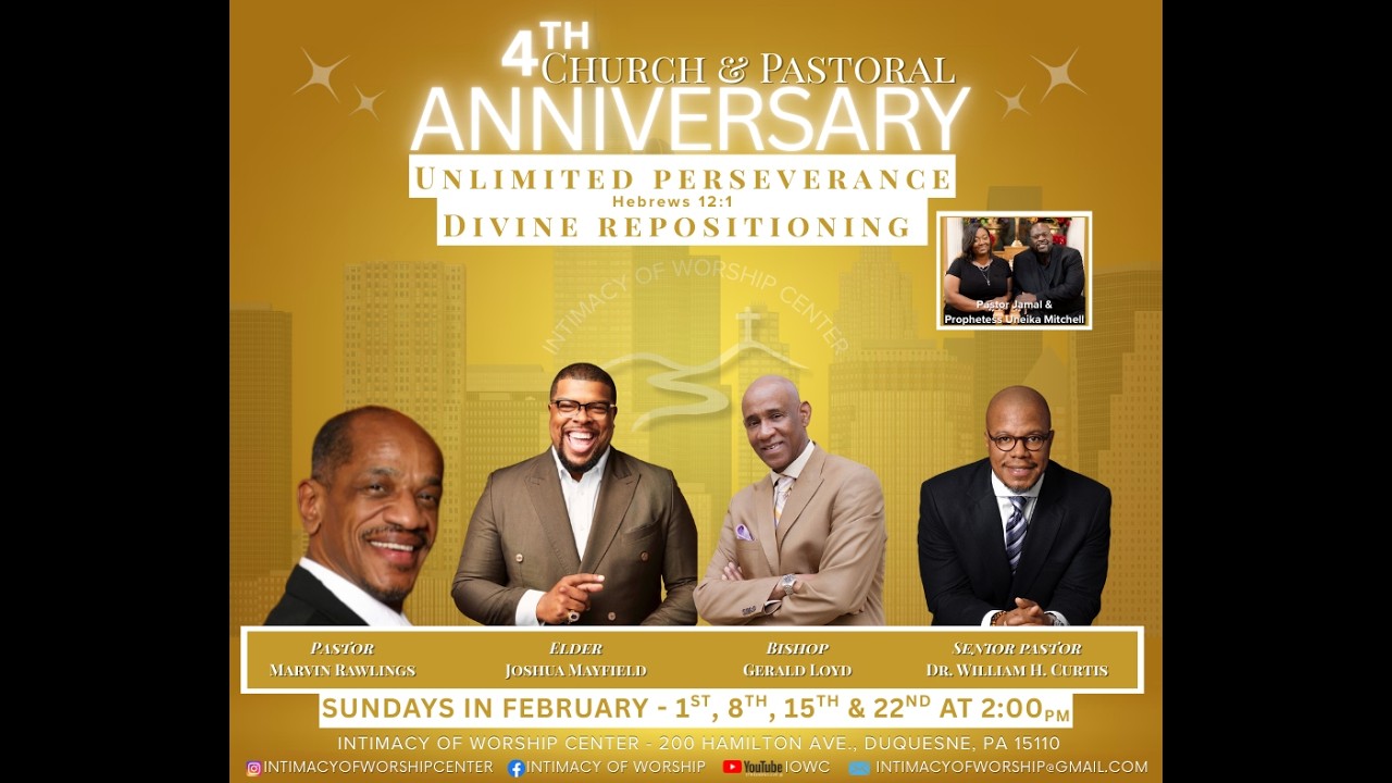 IOWC Church Anniversary Service-- Bishop Gerald Loyd - Feb 15, 2026
