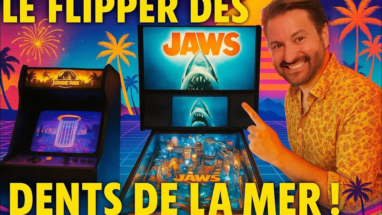 J'AI ENFIN REÇU LE FLIPPER DES DENTS DE LA MER ! (Jaws Stern Pinball)