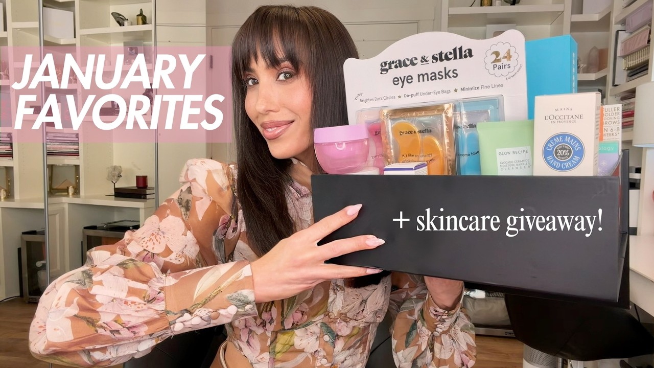 January Beauty Favorites + Huge Skincare Giveway *UNCUT*