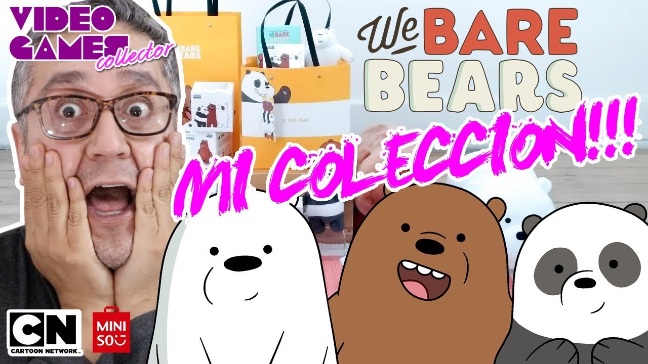 Colección De ESCANDALOSOS / WE BARE BEARS Cartoon Network & Miniso メイソウ