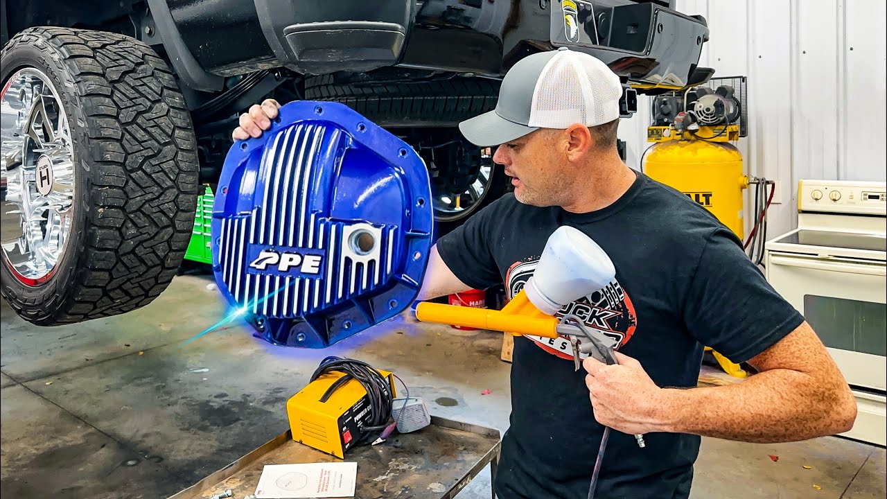 Powder Coating This PPE Rear Differential Cover At Home!