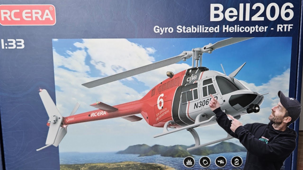 RC HELICOPTER WONT STAY STILL 🤔 Bell 206 C138 | RTR HOBBY