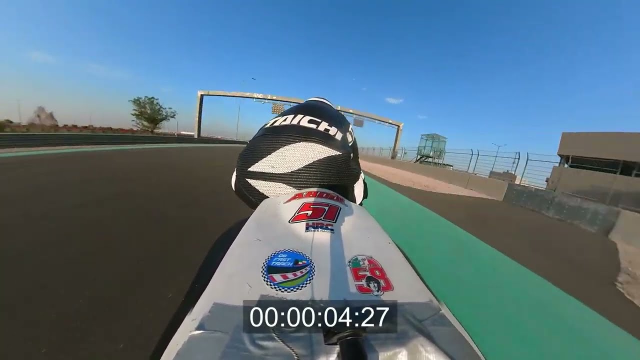 My personal best lap-time at Kuwait Motor Town | 1:53:13. Honda CBR600RR 2012.