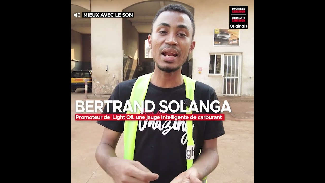 Bertrand Solanga invente une jauge intelligente de carburant