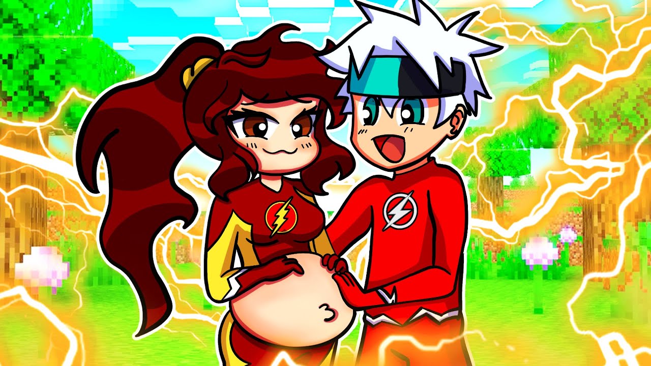 A GAROTA FLASH está GRÁVIDA no Minecraft