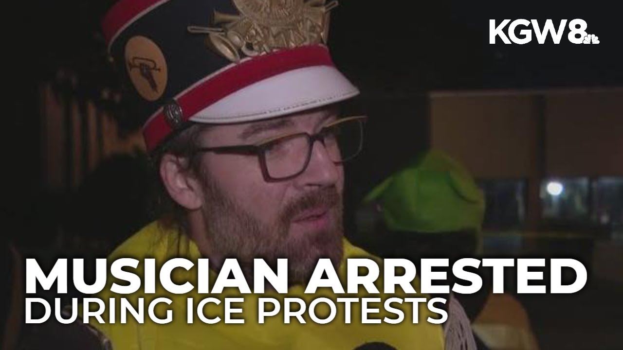 Unpresidented Brass Band musician arrested, jailed during Portland ICE protest