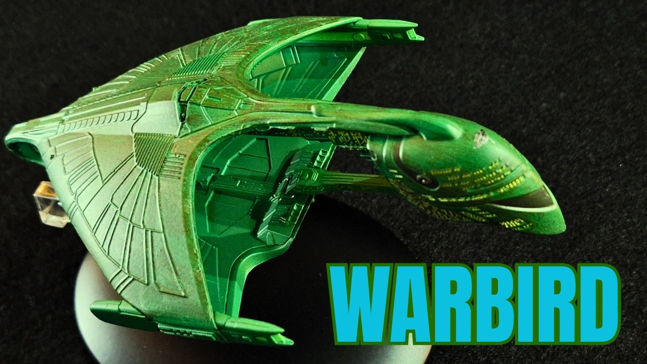 Romulan Warbird Starship Model | Eaglemoss Star Trek Starships Collection