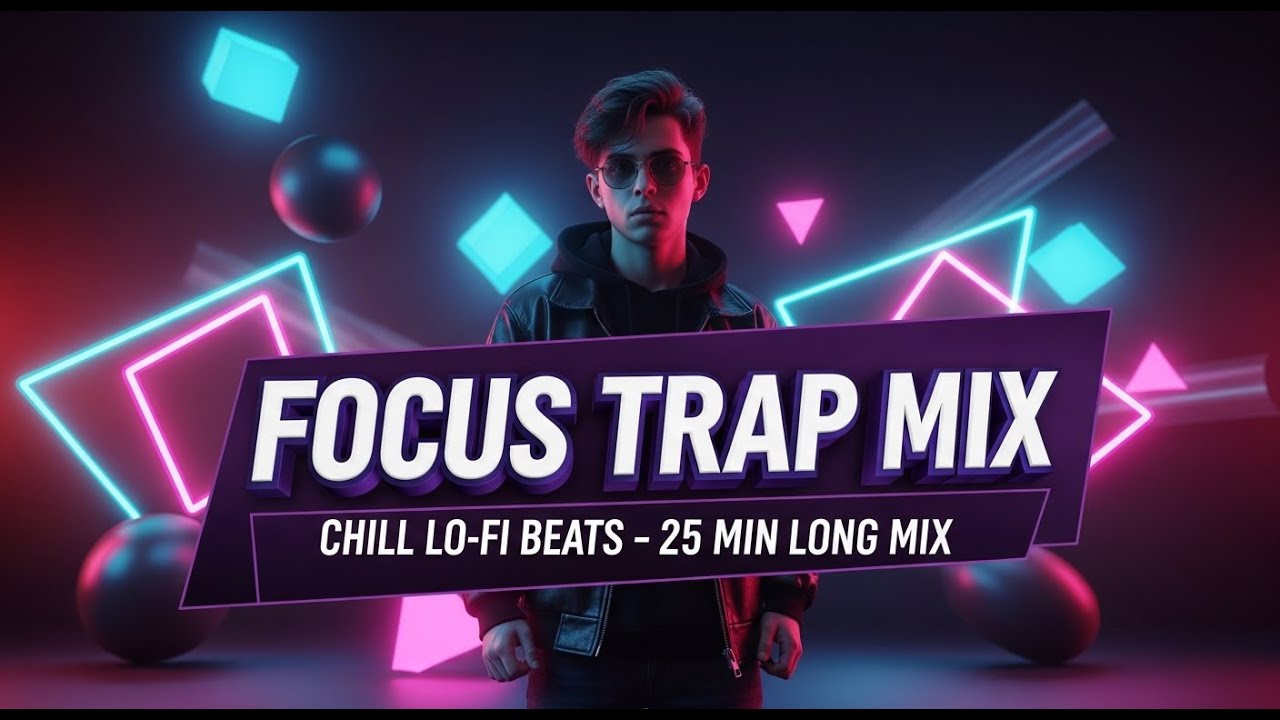 Focus Trap Mix 25 Min – Chill Lo-Fi Beats for Studying, Coding & Relaxing