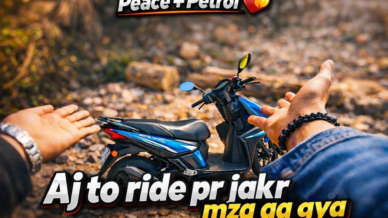 Aj to ride pr jakr mza aa gya...