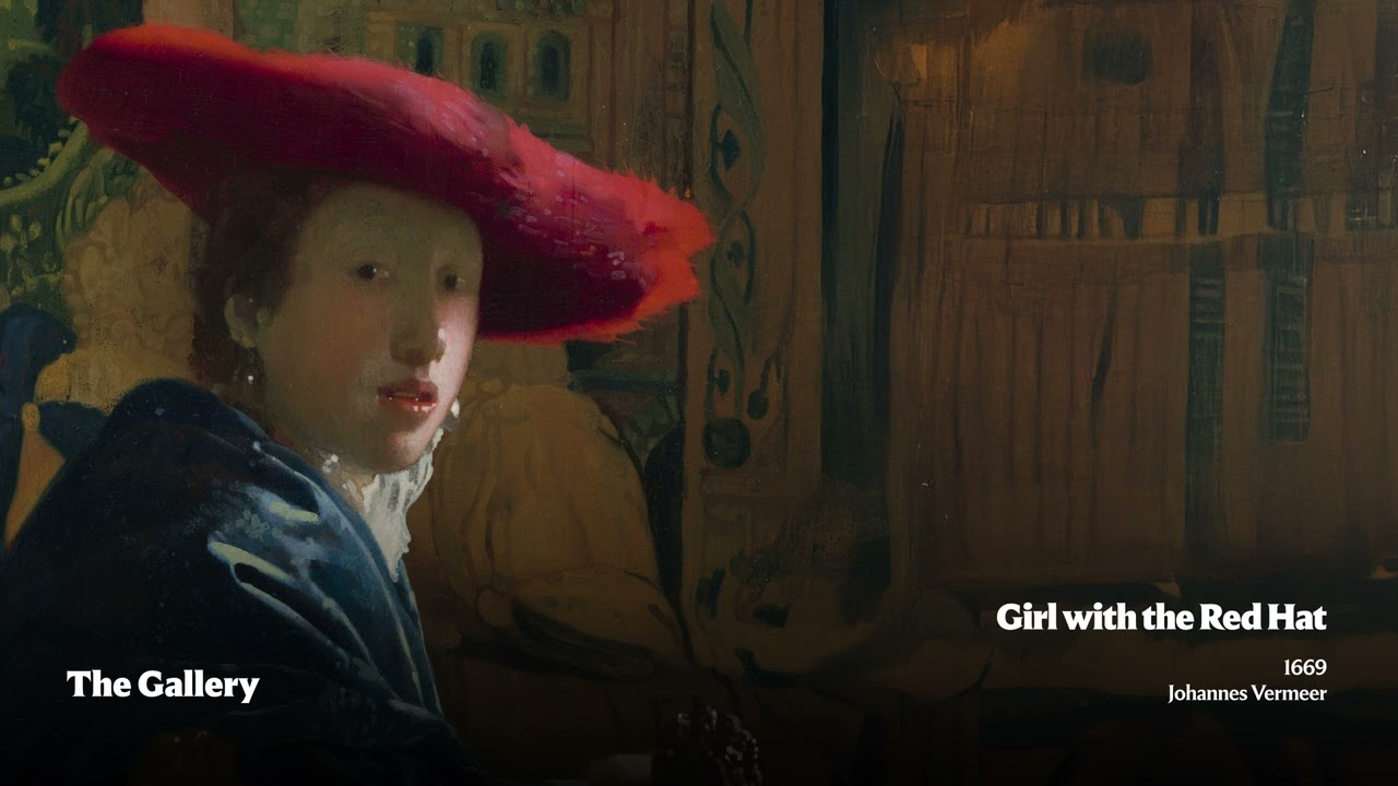The Gallery - Girl with the Red Hat / 1669 / Johannes Vermeer