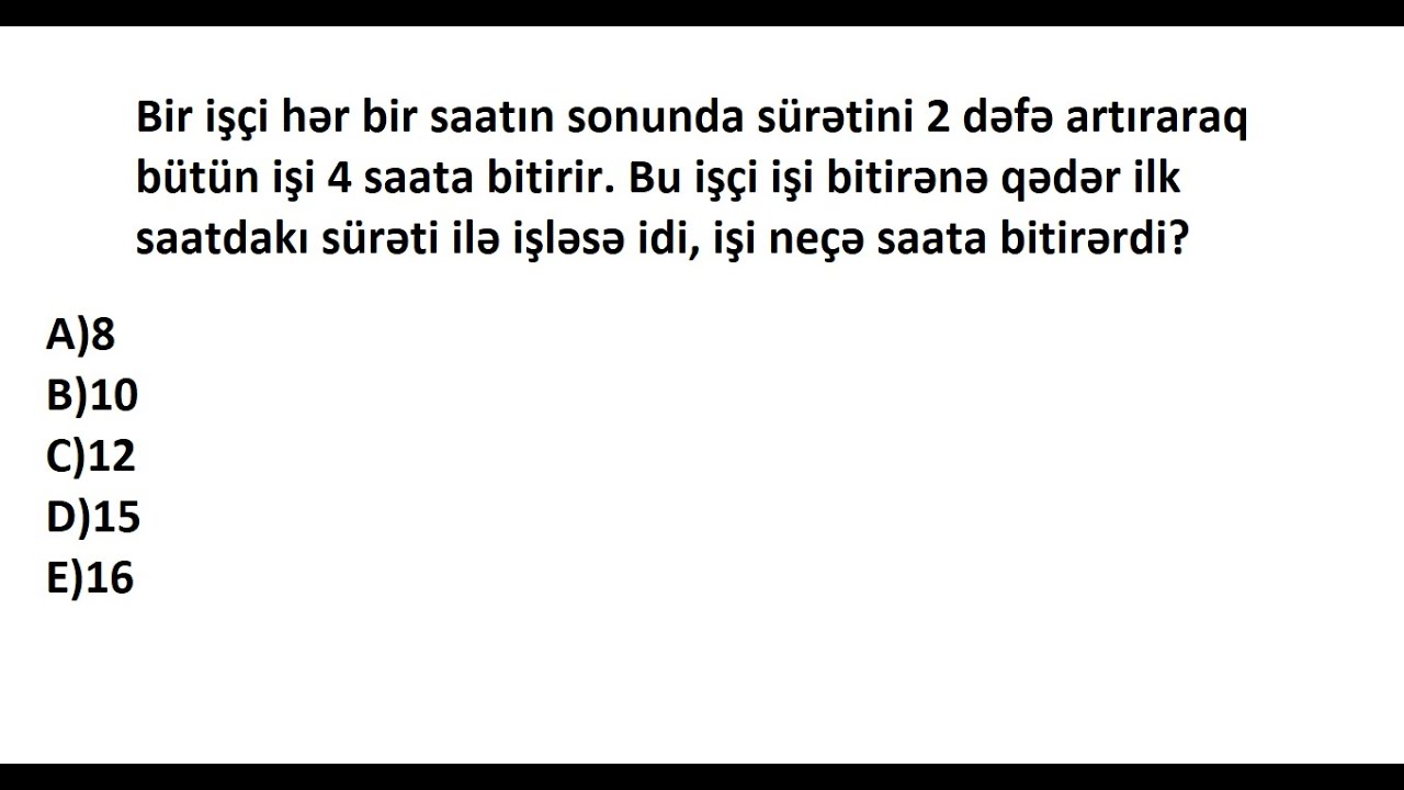 &Ouml;z&uuml;n&uuml; yoxla / İŞ&Ccedil;İ məsələsi 3 / Rasim Aliyev