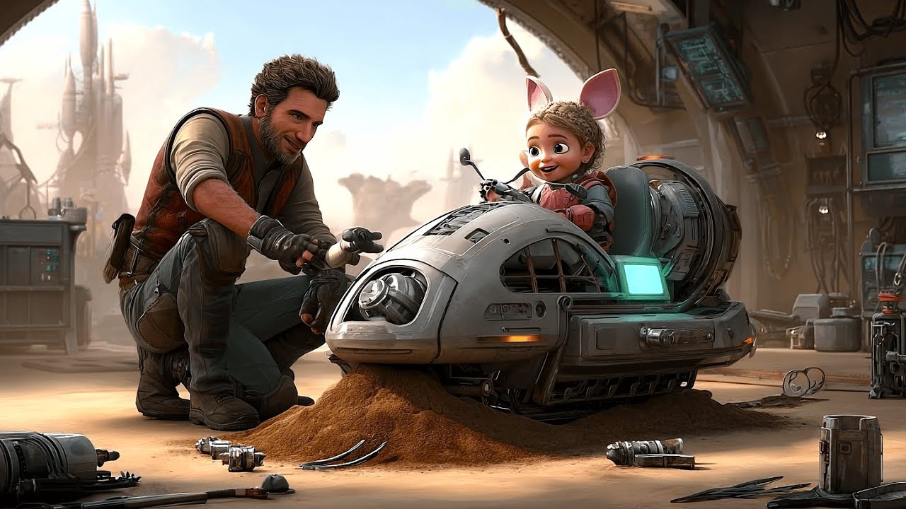 Human Mechanic Built a Perfect Podracer for a Paralyzed Alien Girl—Then a Galactic Diplomat Appeared