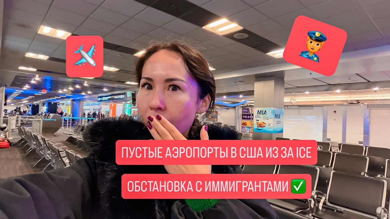 ICE ПРОВЕРКИ, ПУСТЫЕ ТЕРМИНАЛЫ И РЕАЛЬНАЯ ОБСТАНОВКА