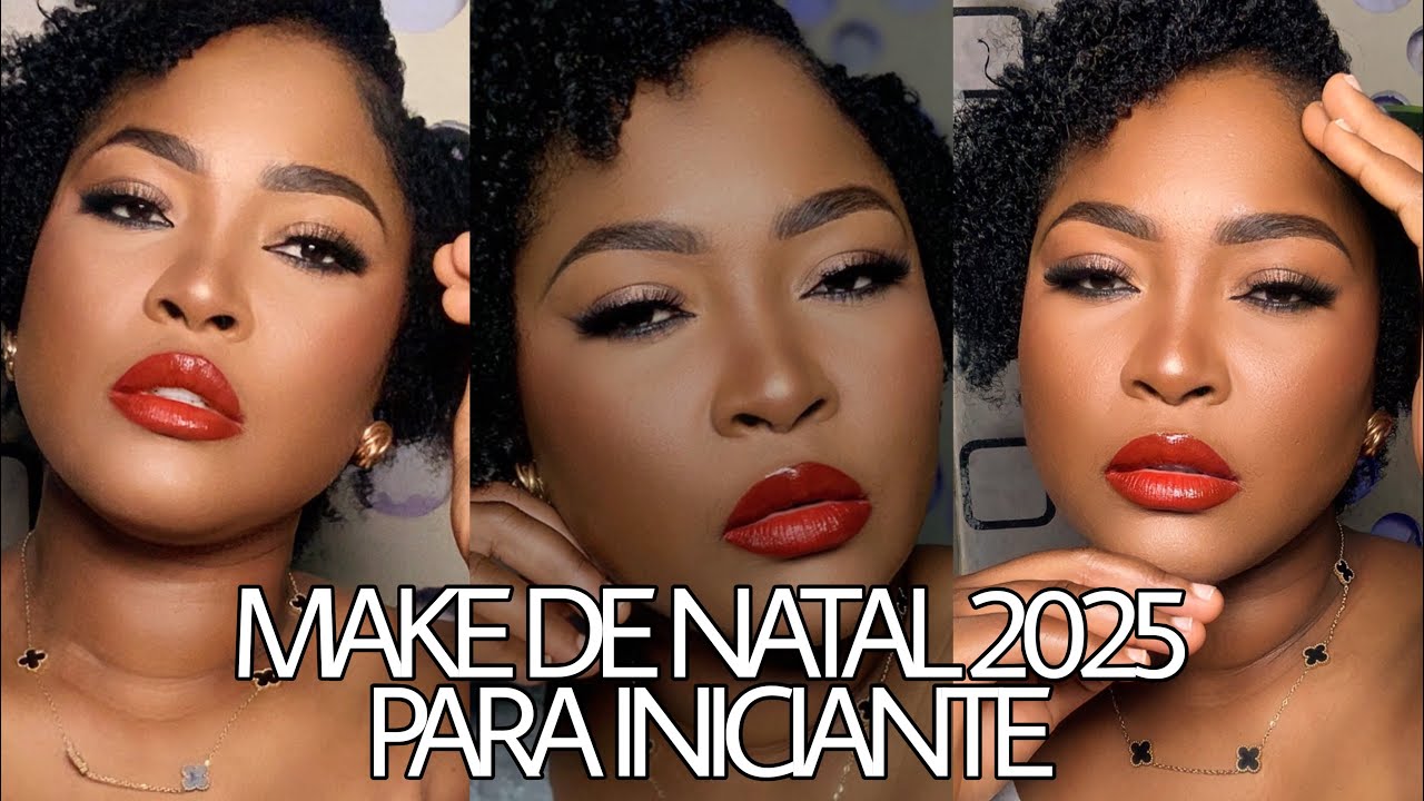 MAQUIAGEM 💄 de NATAL 🎅 2025