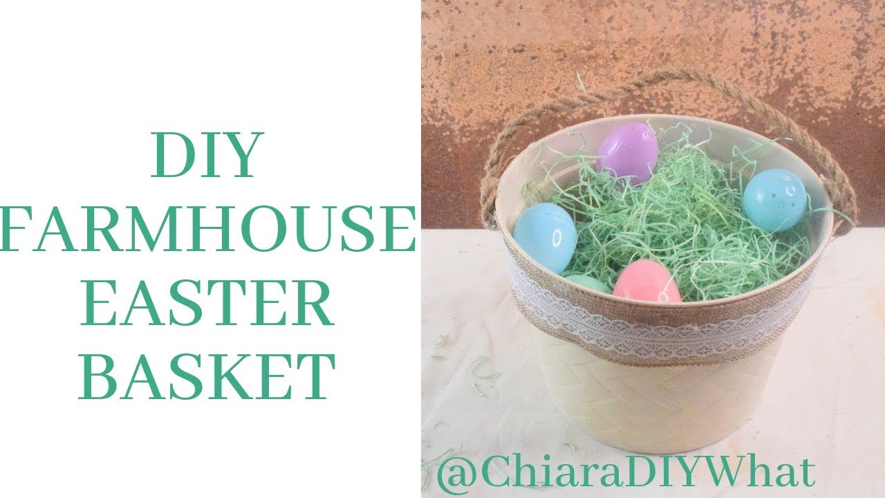 Dollar Tree DIY| Farmhouse Easter Basket