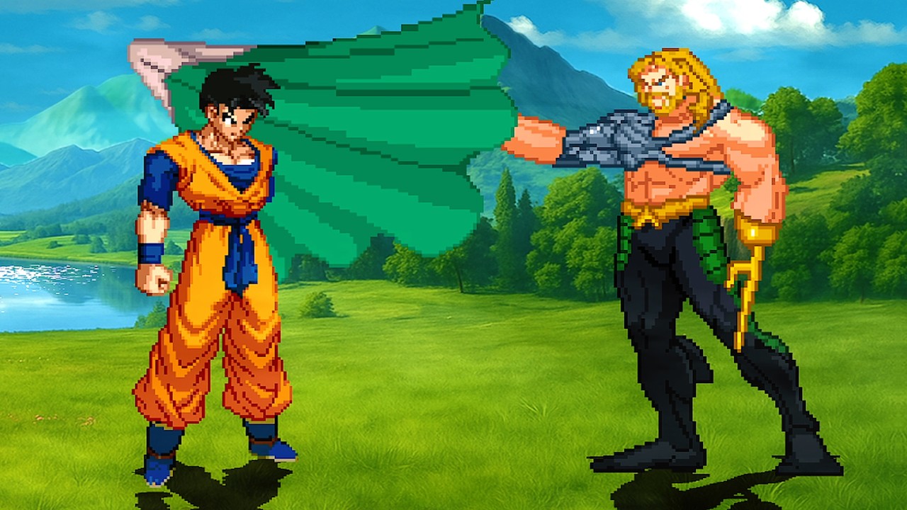 Future Gohan Vs. Aquaman - The Tide