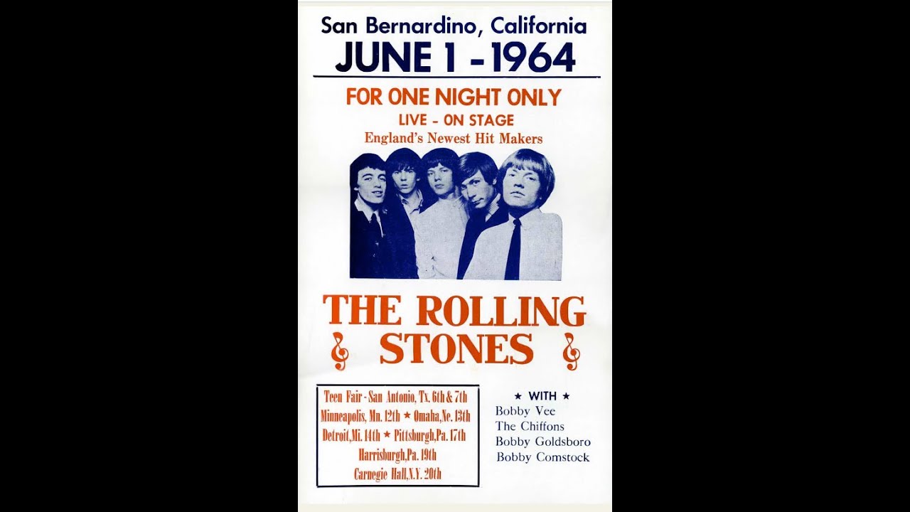 Why did the Rolling Stones pick San Bernardino for their first ever USA concert?  They were lied to!