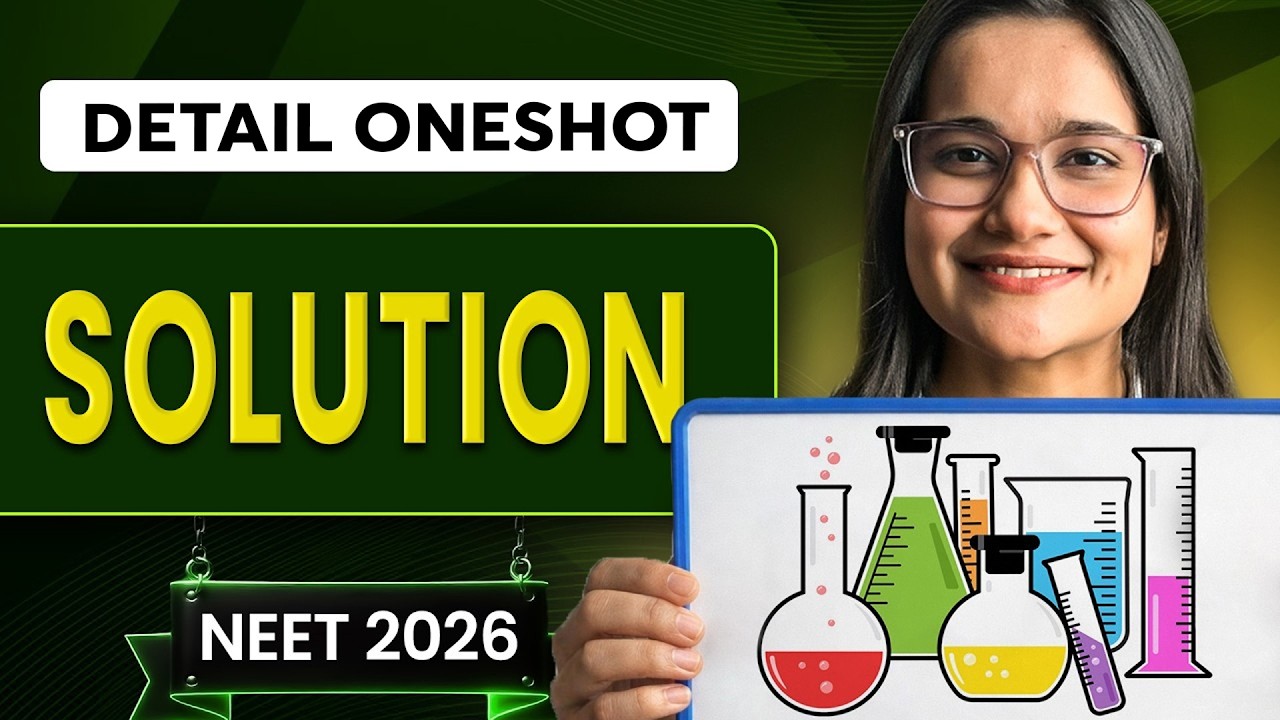 Solution Detailed  Oneshot for NEET | Yoddha 2026 | Anjali Mam