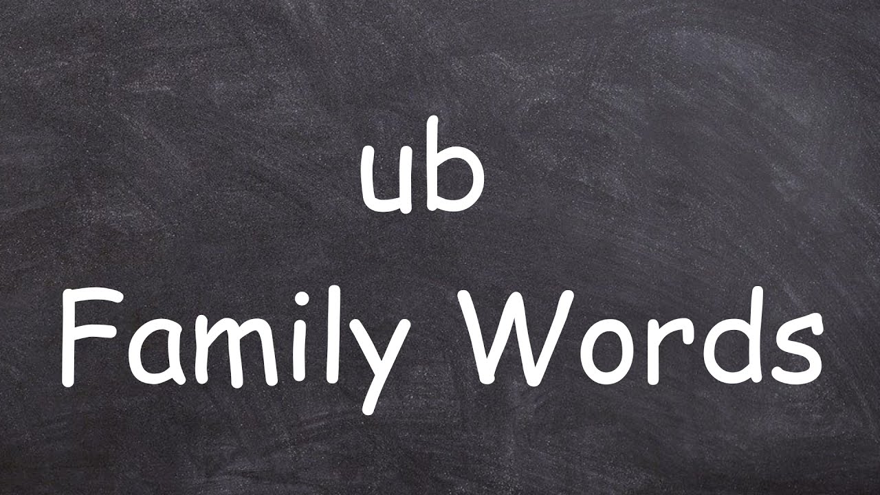 ub Family Words