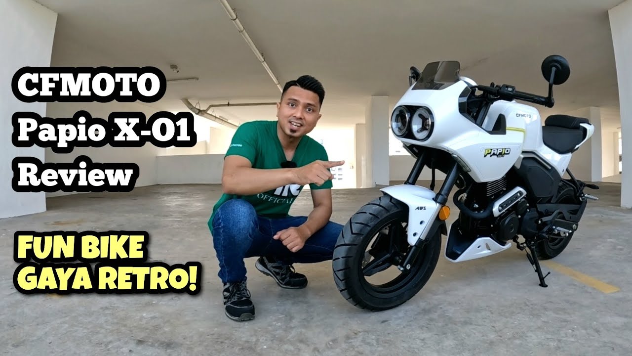 CFMOTO PAPIO 125 XO-1 2023 Malaysia REVIEW | FUN BIKE GAYA RETRO
