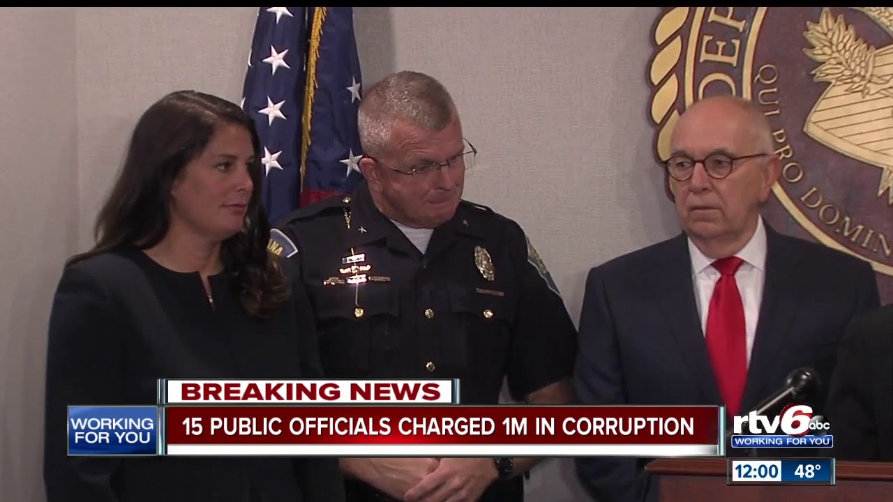 15 Indiana officials charged in corruption case