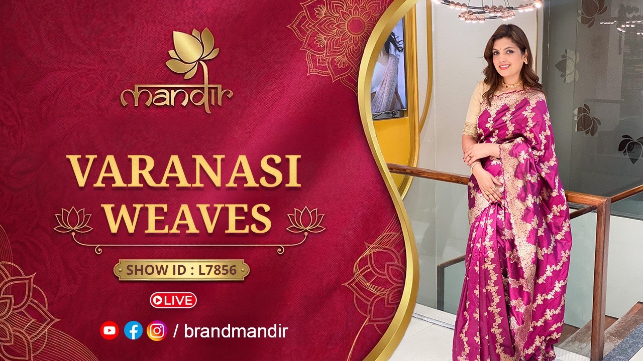 Varanasi Weaves Sarees Collection | WhatsApp Number 733 733 7000 | Brand Mandir Sarees LIVE