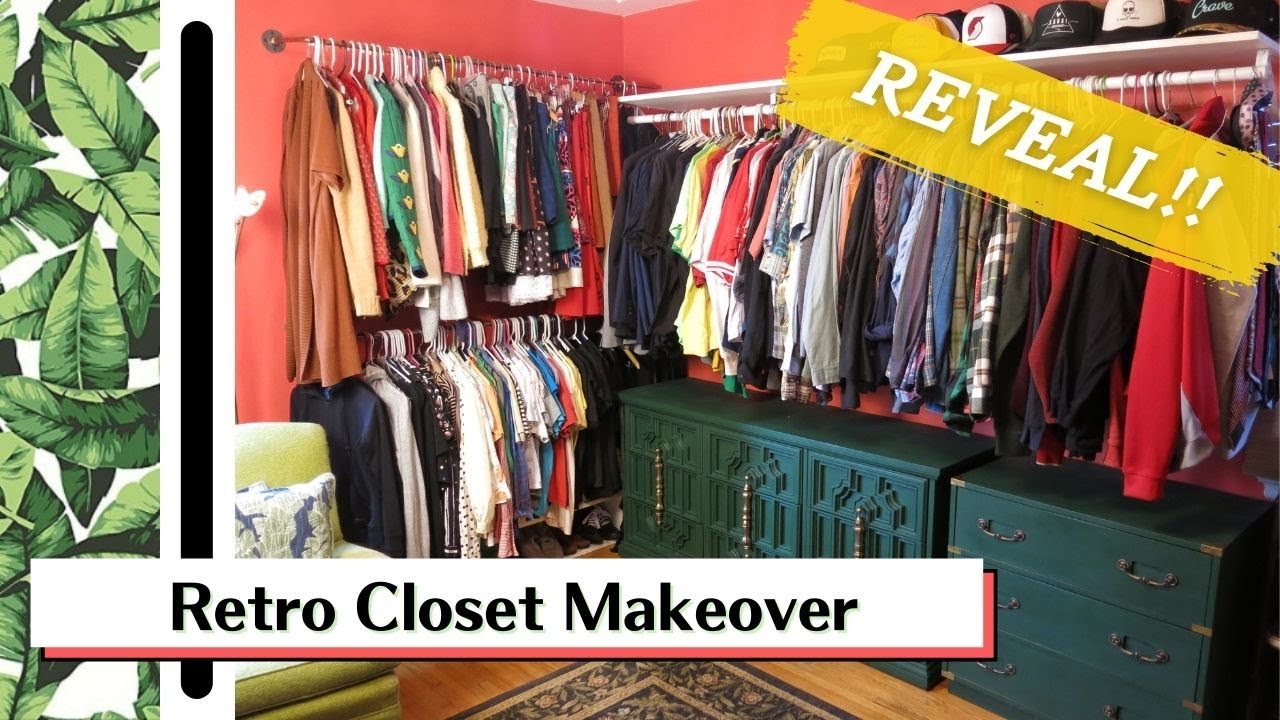 Guest Room to Retro Closet Makeover REVEAL! | PART 4 of Retro Closet Room Transformation