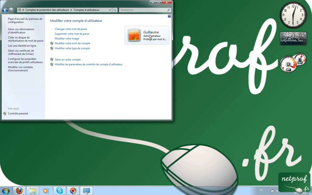 Avoir tous les droits sous Windows 7