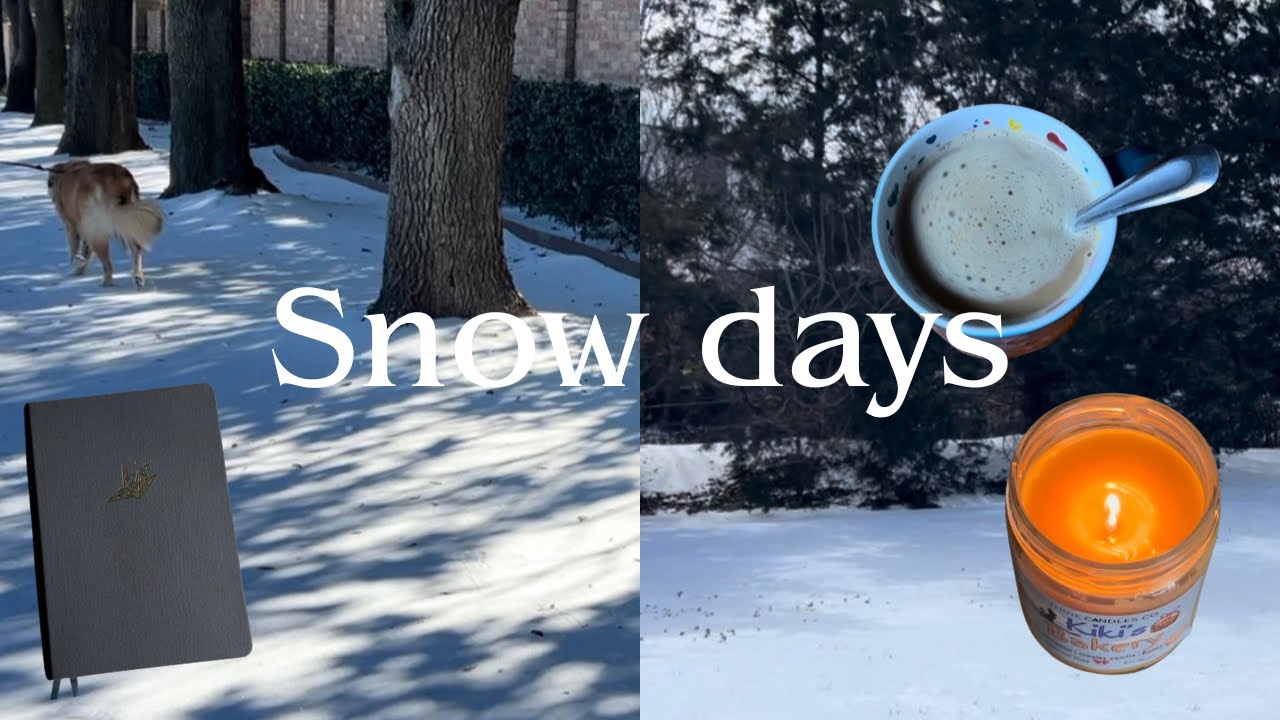 Snow days 🌨️ outdoor walks, journaling & staying warm