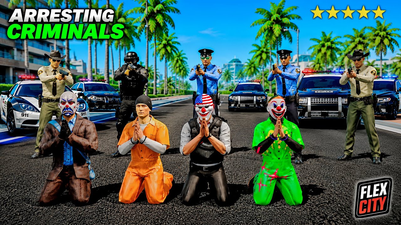 I Arrested ALL Criminals in Flex City! 😱 🚨