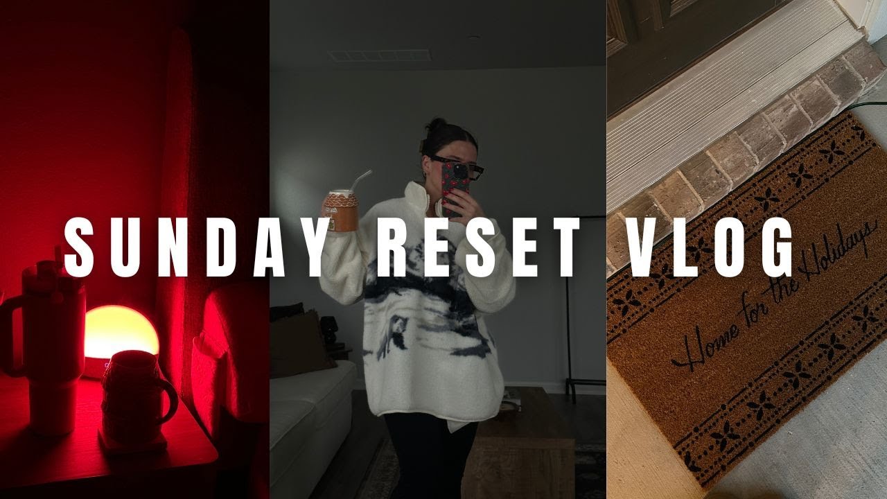 sunday reset w/ me | purging closet, planning for the week, getting it tf together