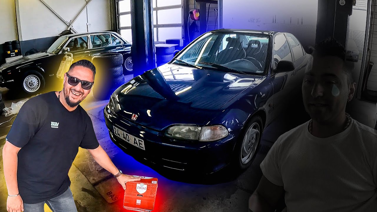 FUI a FRANÇA ver e andar no meu EX Civic K20 SUPAXAJAAA .. QUE DOR ........