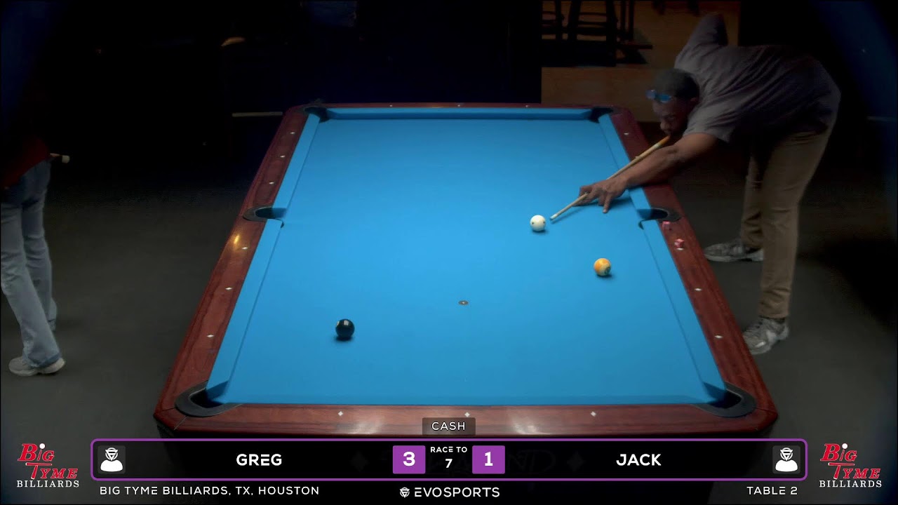 GREG vs JACK - BIG TYME BILLIARDS - TABLE 2 | EvoSports