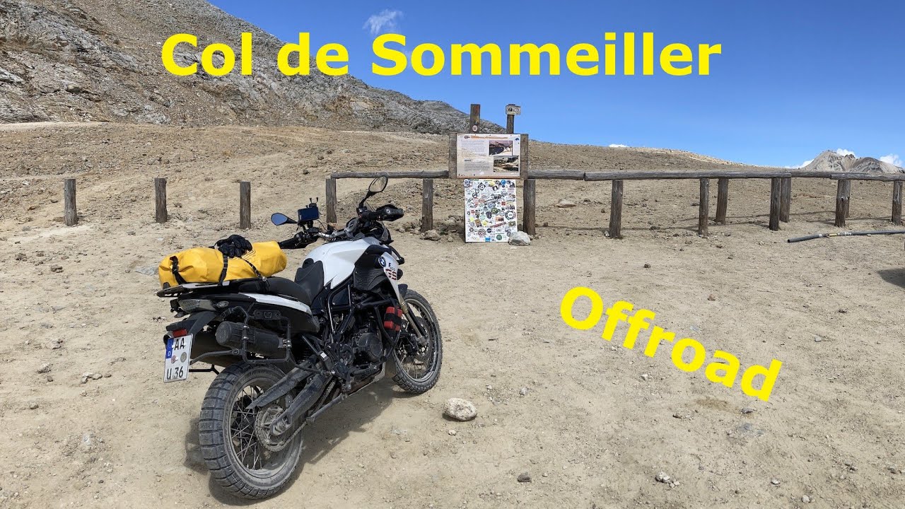 Col de Sommeiller - Offroad - BMW F800GS - 4K