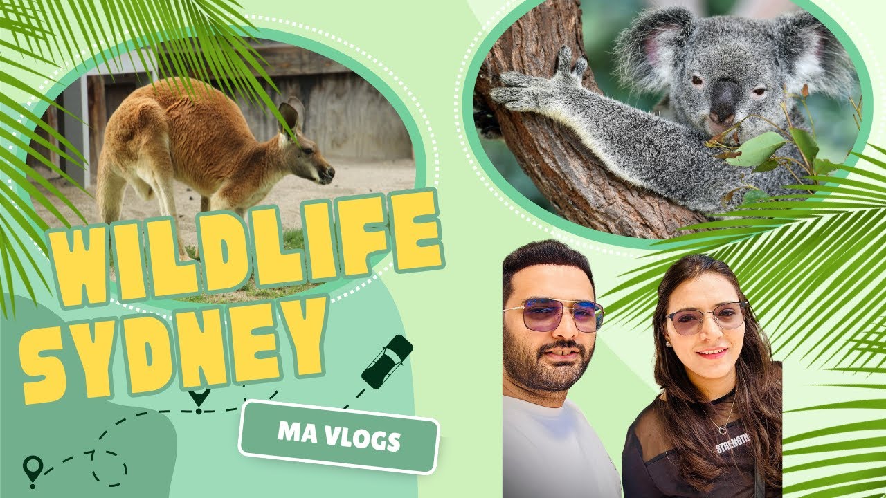 INSIDE SYDNEY'S MOST INCREDIBLE WILDLIFE  PARK | INDIANS IN AUSTRALIA | MA VLOGS