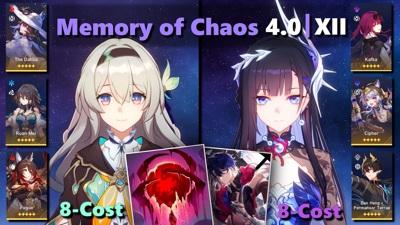 [HSR] Memory of Chaos 4.0 F12 | E0 Firefly Sustainless SB + E1 Hysilens x S1 Cipher DoT | F2P Teams