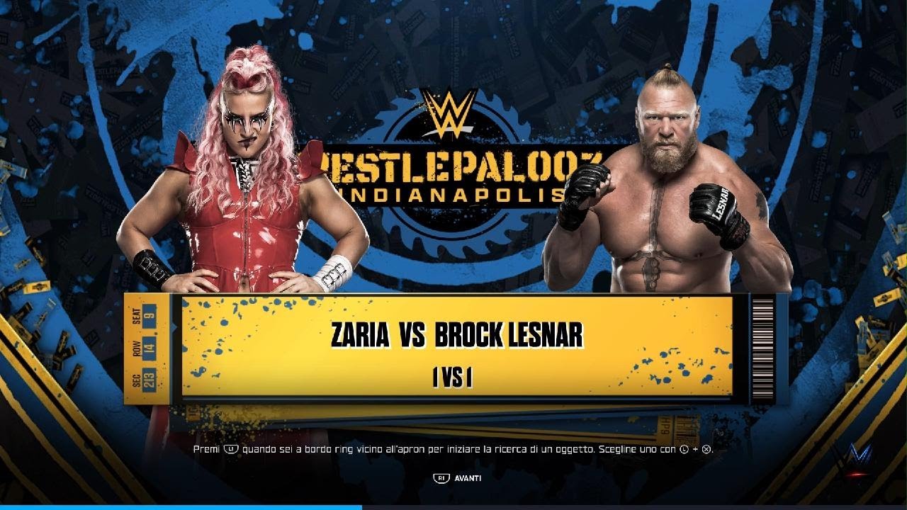 WWE 2K26 - Zaria vs Brock Lesnar - F5 Battle!!!