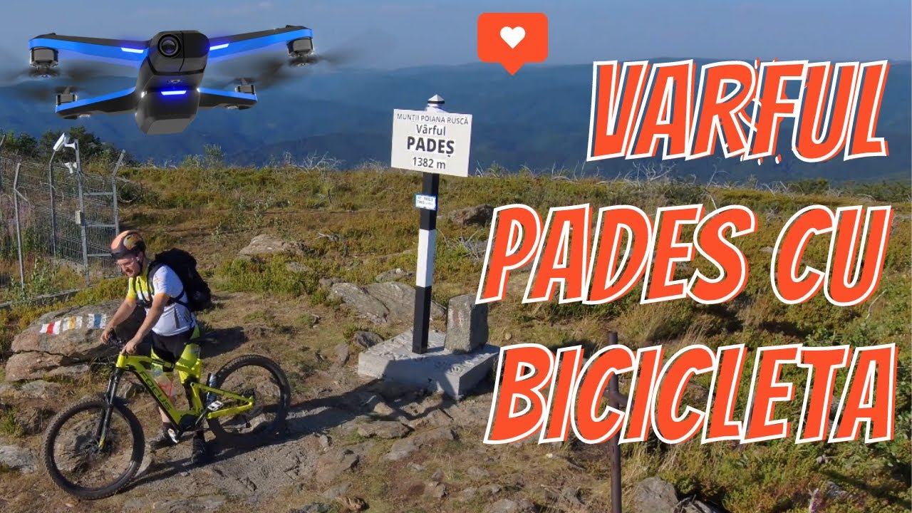 Cu bicicleta pe Varful Pades - include indicatii de orientare