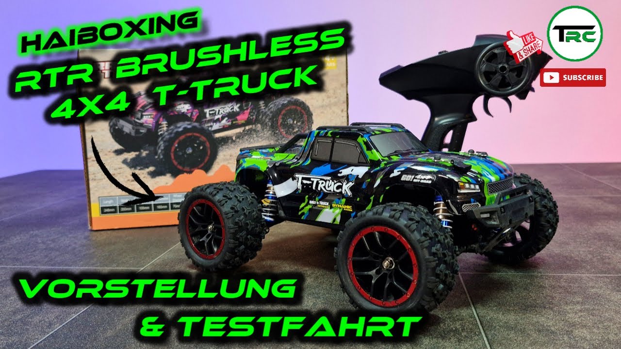 HaiboXing 18859A - RTR Brushless Truck - Vorstellung / Testfahrt /  Unboxing / Review