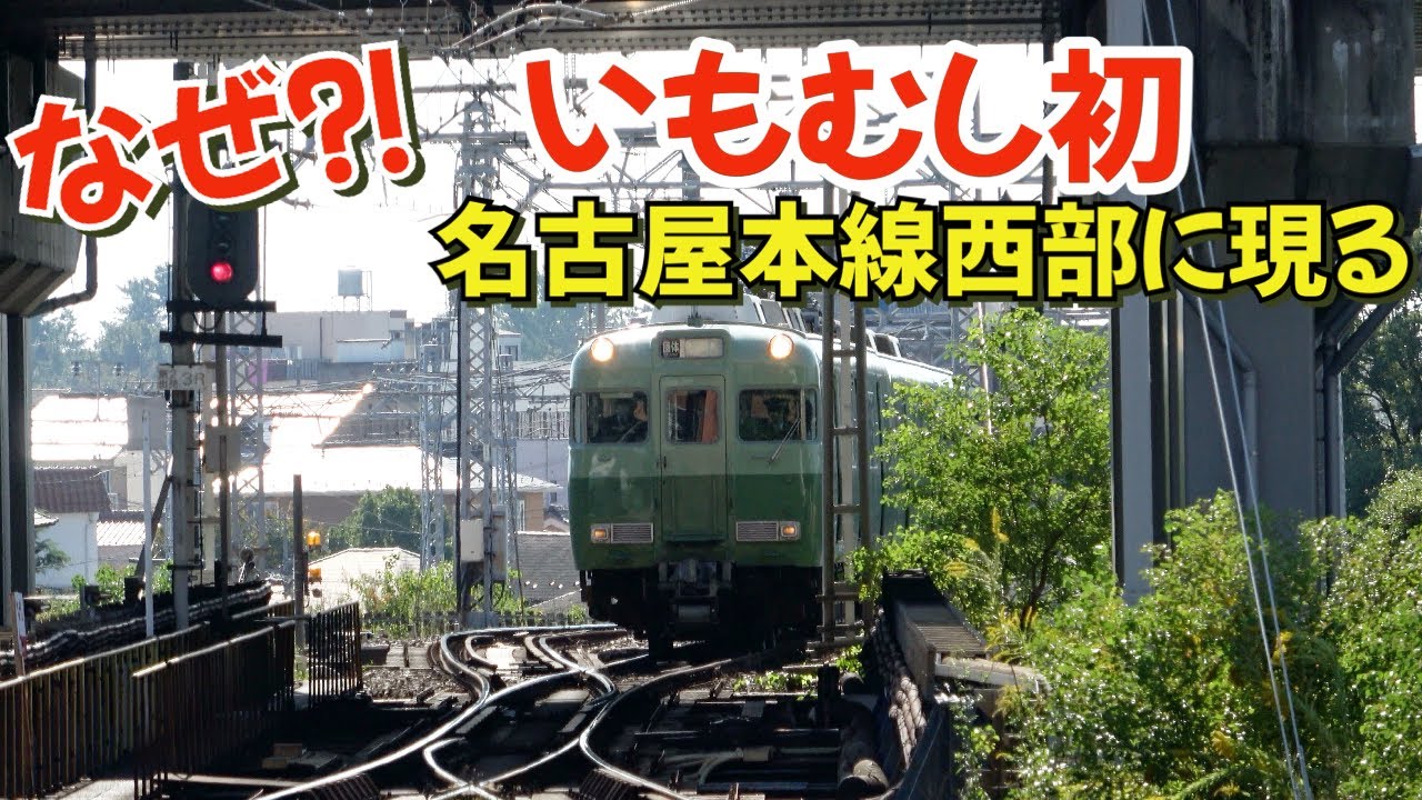 なぜ⁈こんなところにいもむしが⁉名古屋本線西部にいきなり現る