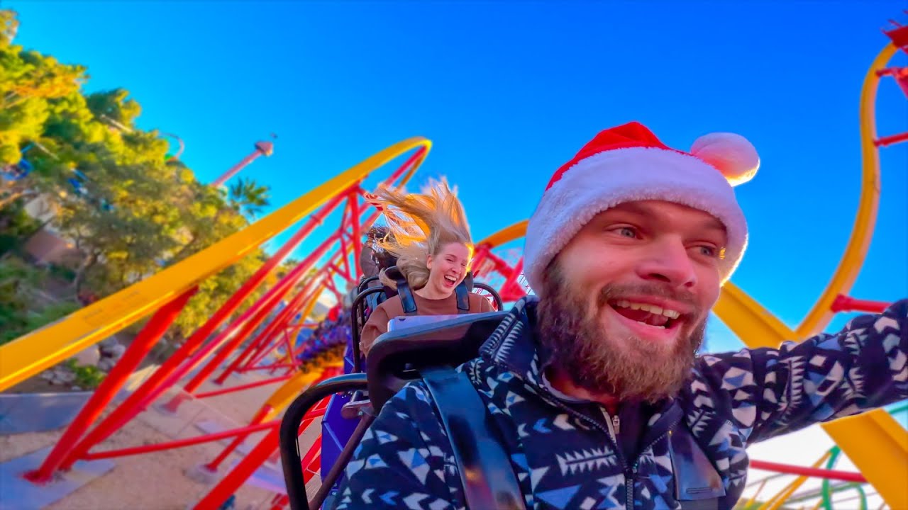 Holiday in the Park Mega Slay Vlog at Six Flags Magic Mountain